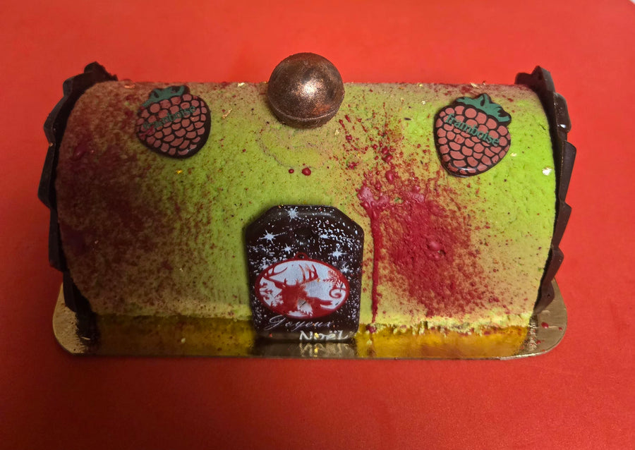 BÛCHE PISTACHE FRAMBOISE