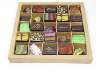 Boîte de copeaux de chocolat variés – Xocolatl chocolaterie
